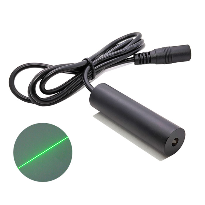 520nm 1mW/5mW/10mW/15mW Green Laser Module Line Laser Φ16X60mm
